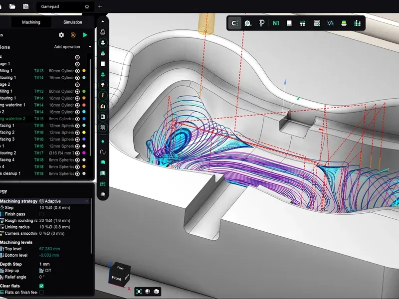 kravzik-cnc-drilling-cam-toolpath-simulation