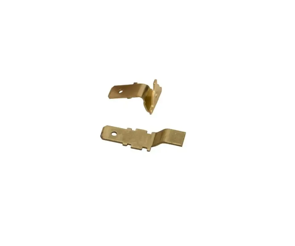 Stamped vs machined terminal cost breakeven —$0.002—.05 stamped vs $0.15—.50 machined at 10K—0K annual units