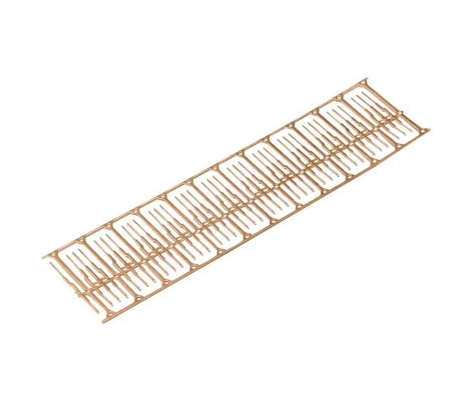 stamped electrical terminals material temper variation — C26000 brass coil-to-coil tensile strength 420 to 490 MPa
