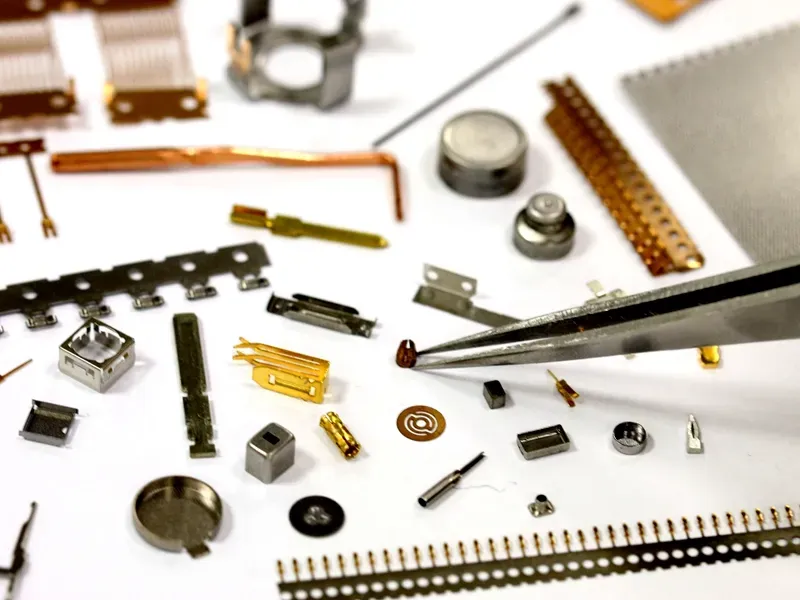 Precision stamped and molded components by KRAVZIK